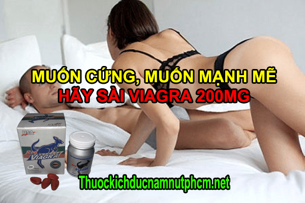 Thuốc kích dục cho nam Viagra 200mg