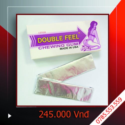 Kẹo cao su kích dục nữ Double Feel Chewing Gum